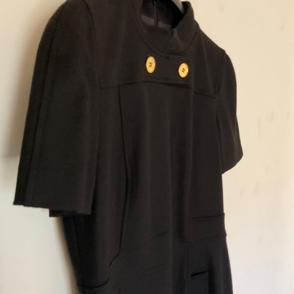 Judith & Charles Size 10 Wool Black Dress - Picture 5 of 8